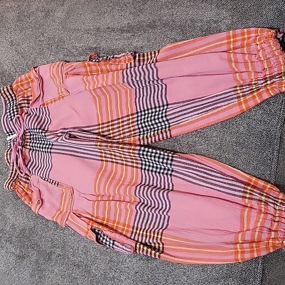 NEW Free People Craft Cargo Plaid Pants - Picture 6 of 6